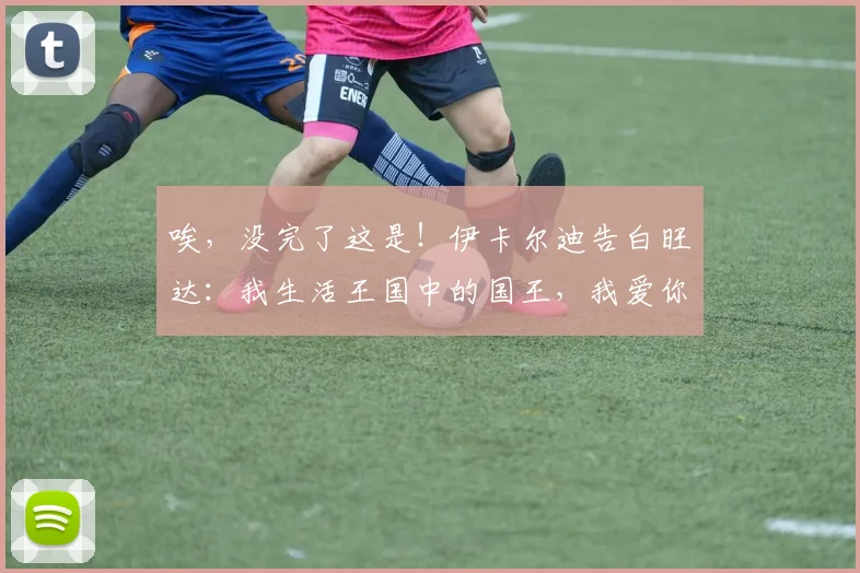 唉，没完了这是！伊卡尔迪告白旺达：我生活王国中的国王，我爱你