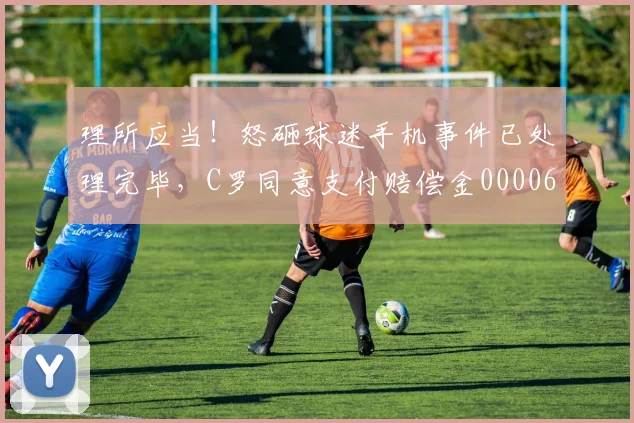 理所应当！怒砸球迷手机事件已处理完毕，C罗同意支付赔偿金0000644
